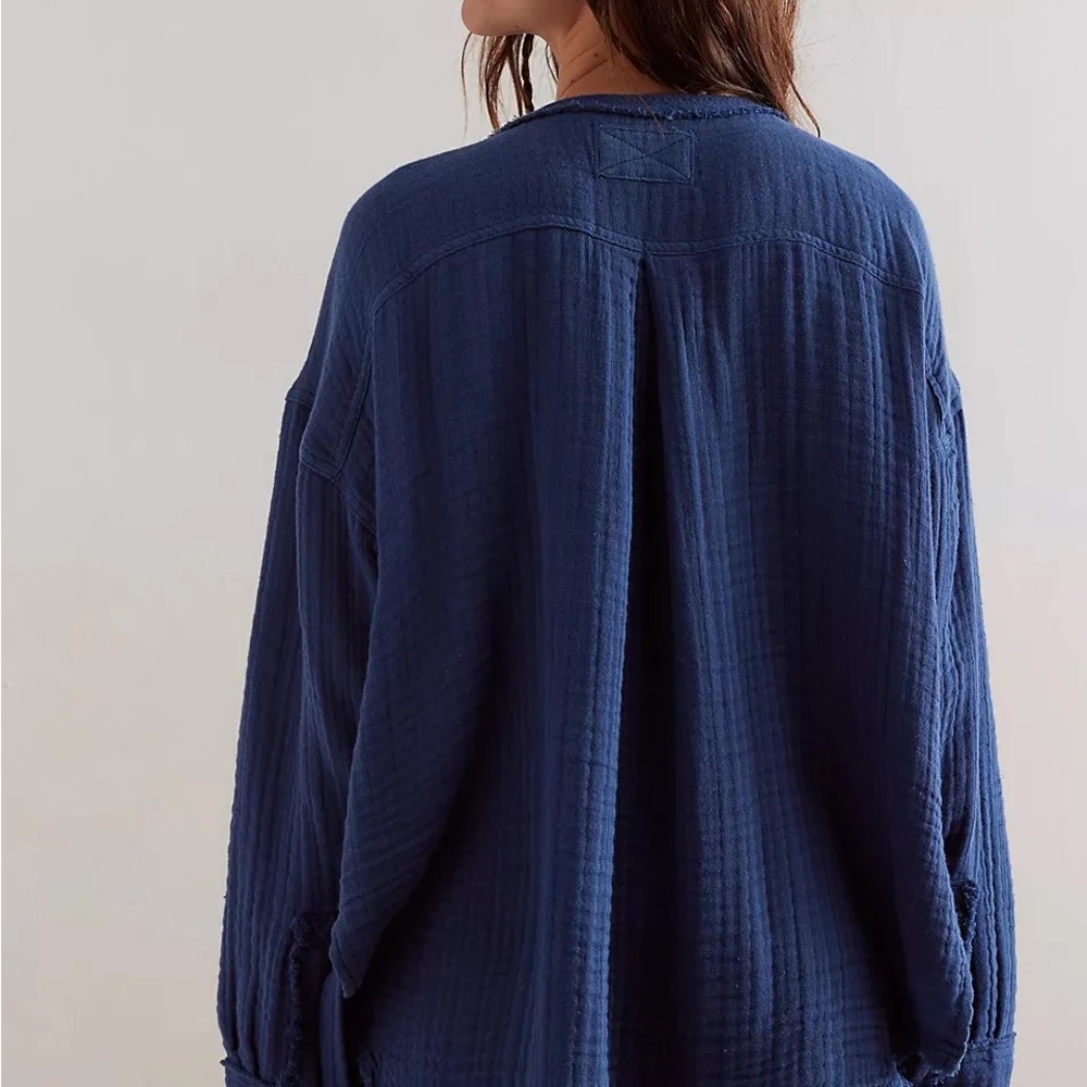 Free People ✨  We the Free Easy Sunday Pullover Shirt - Picture 2 of 11